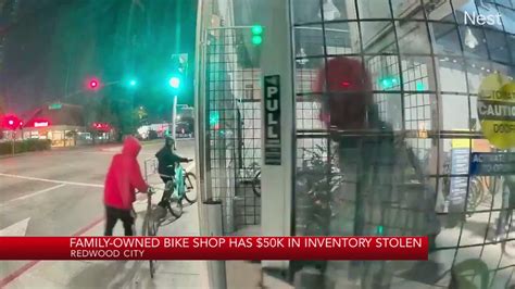 VIDEO: Family-owned Redwood City bike shop has $50K in inventory stolen